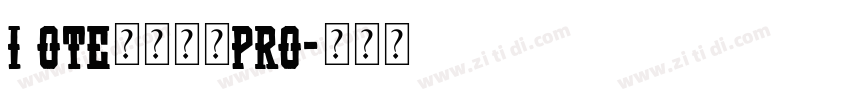 i OTE新聞明朝Pro字体转换